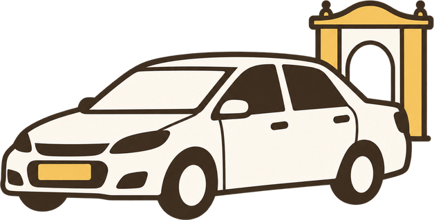Illustrated YPW cab around Pune